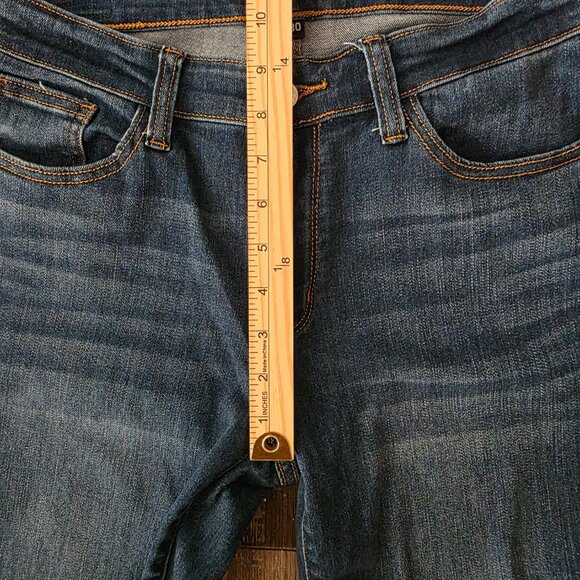 Judy Blue Straight Fit Mid Rise Woman's Blue Jeans Size 11/30 - Picture 6 of 8